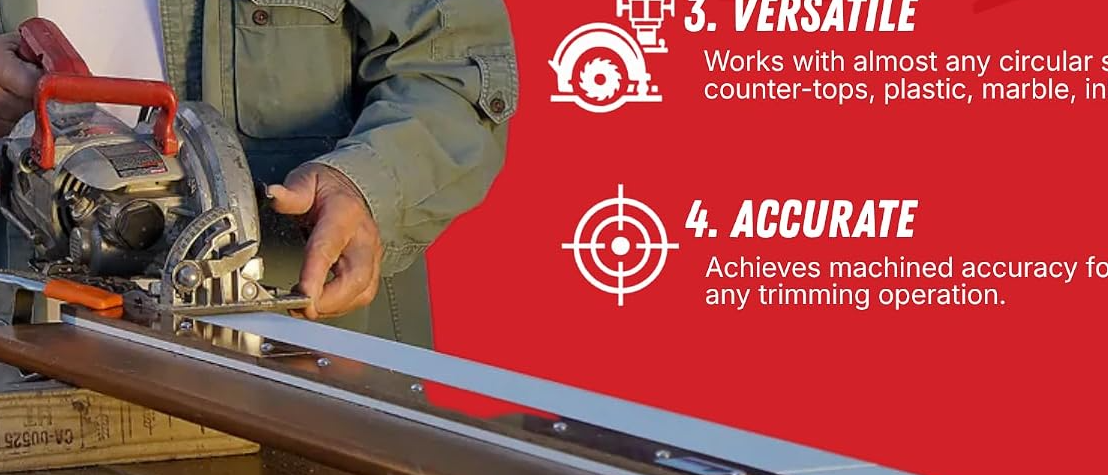 The Door Trim Guide (4ft) | Door Trim Tool for Circular Saws | - Image 8